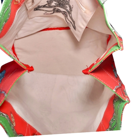 Brighton Large Canvas All That Glitters Ornate Tote Shoulder Bag - Picture 7 of 8